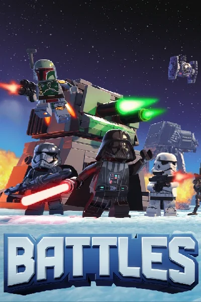 Cover art for the game 'LEGO Star Wars: Battles'.