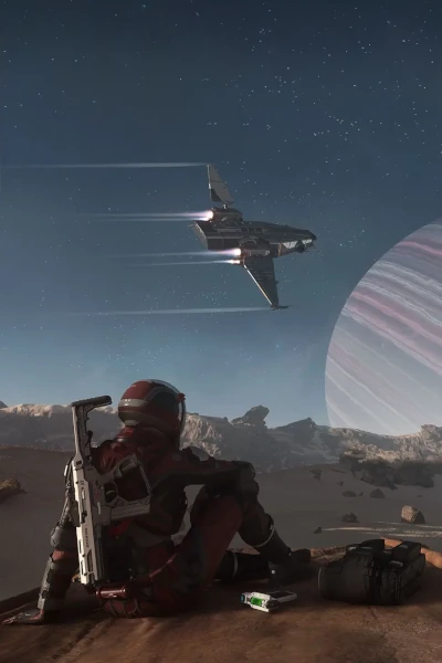 Cover art for the game 'Star Citizen'.